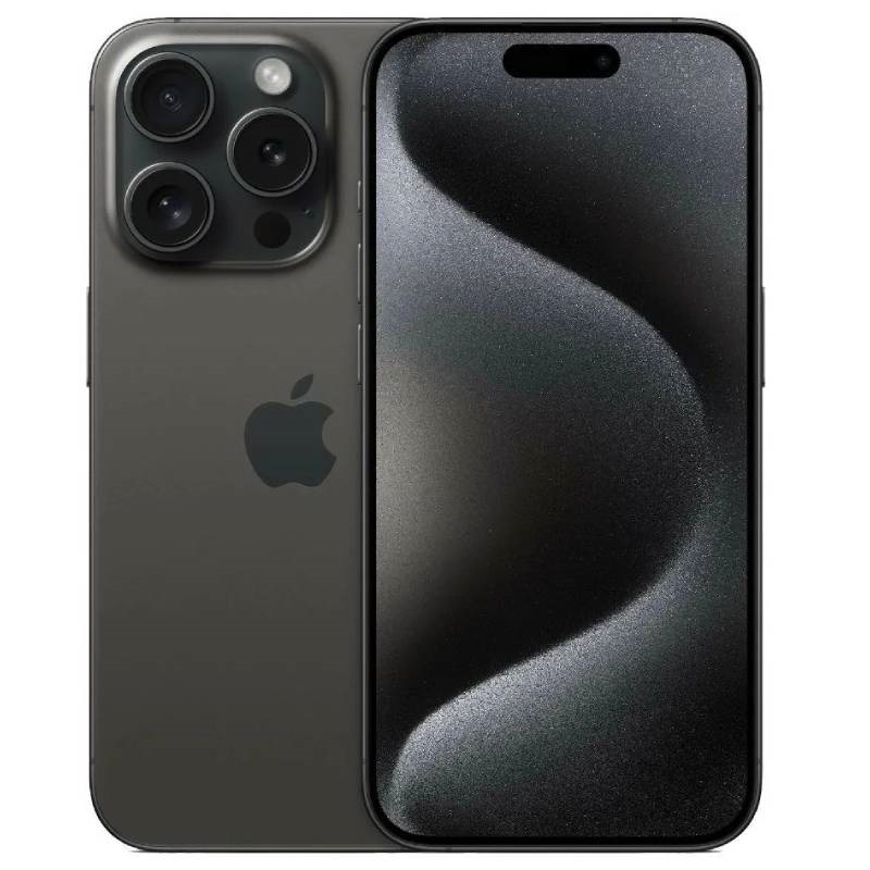 Смартфон Apple iPhone 15 Pro 128 ГБ, черный титан