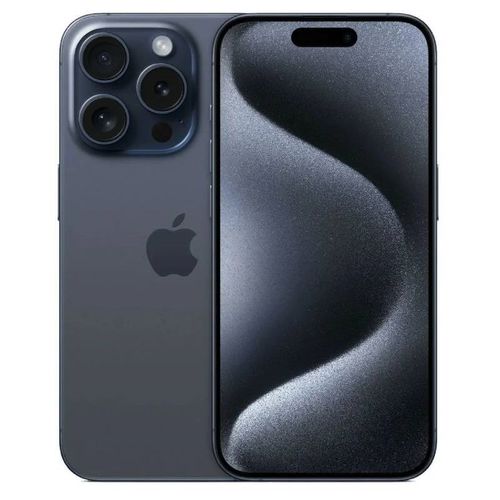 Смартфон Apple iPhone 15 Pro 256 ГБ, голубой титан