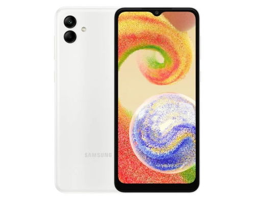 Смартфон Samsung Galaxy A04 4/64 ГБ, белый