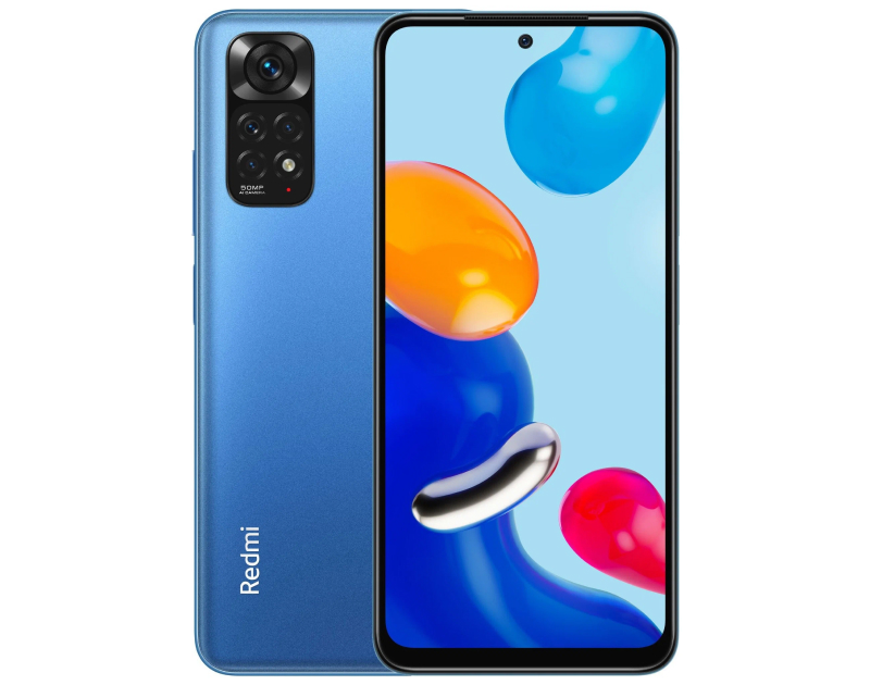 УЦЕНКА. Смартфон Xiaomi Redmi Note 11 6/128 ГБ Global, синие звезды. Товар уцененный