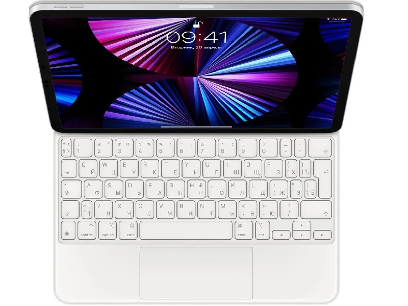 Клавиатура Apple Magic Keyboard for iPad (MJQJ3LL), White