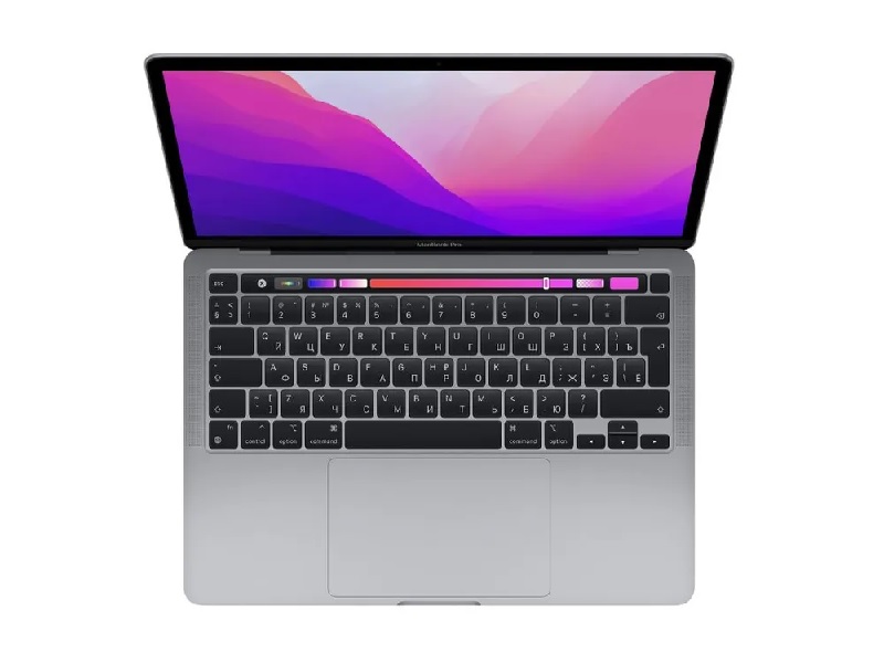 13.3" Ноутбук Apple MacBook Pro 13 2022 2560x1600, Apple M2, RAM 8 ГБ, SSD 256 ГБ, Apple graphics 10-core, macOS, MNEP3LL/A, серебристый, русская раскладка