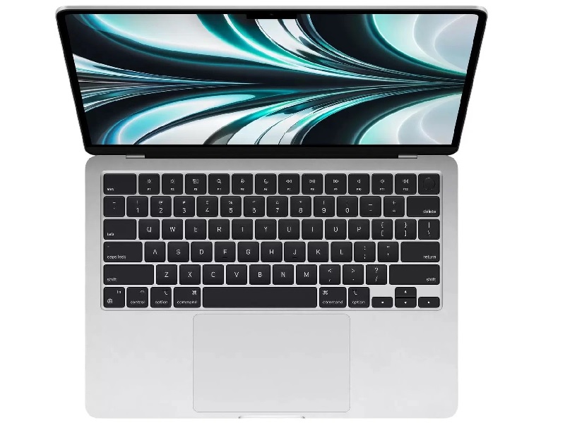 13.6" Ноутбук Apple MacBook Air 13 2022 2560x1664, Apple M2, RAM 8 ГБ, SSD 256 ГБ, Apple graphics 8-core, macOS, MLXY3, серебристый, русская раскладка