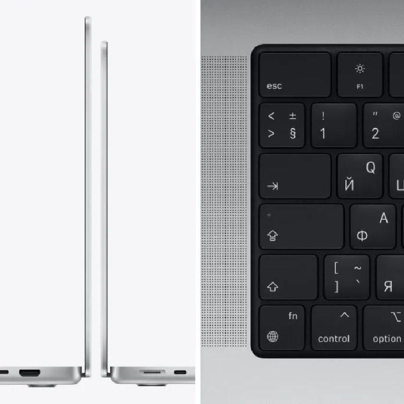 Ноутбук Apple MacBook Pro 16 (2021), M1 Pro, 16/1Tb, SSD, (MK1F3RU), Slver