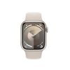 Смарт-часы Apple Watch Series 9 (GPS), Aluminium Case, 41mm, Sport Band, Starlight