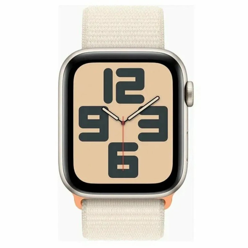 Смарт-часы Apple Watch Series SE 2023 (GPS), 40mm, Starlight Sport Loop (One Size)
