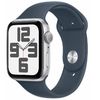 Смарт-часы Apple Watch Series SE 2023 (GPS), 44mm, Silver/Storm Blue Sport Band