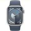 Смарт-часы Apple Watch Series 9 (GPS), Aluminium Case, 41mm, Sport Band, Silver/Storm Blue