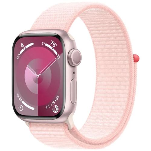 Смарт-часы Apple Watch Series 9 (GPS), Aluminium Case, 41mm, Sport Loop, Pink