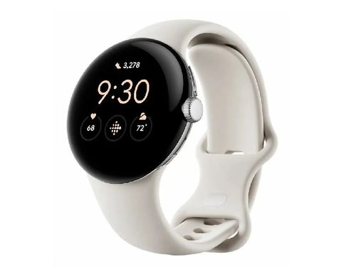 Смарт-часы Google Pixel Watch, (LTE+WiFi), Polished Silver/Chalk