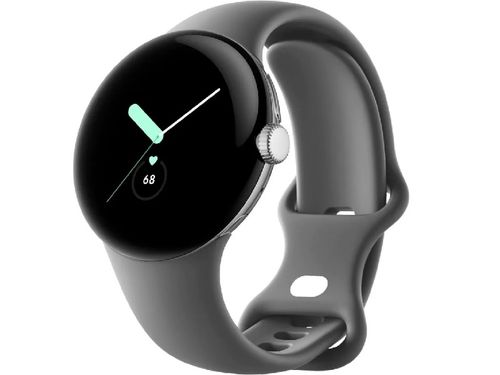 Смарт-часы Google Pixel Watch, (LTE+WiFi), Polished Silver/Charcoal