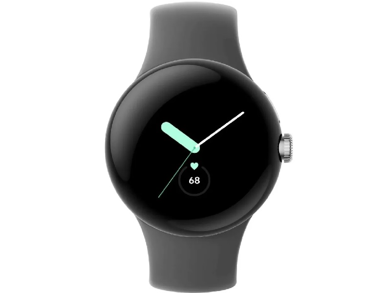 Смарт-часы Google Pixel Watch, (LTE+WiFi), Polished Silver/Charcoal