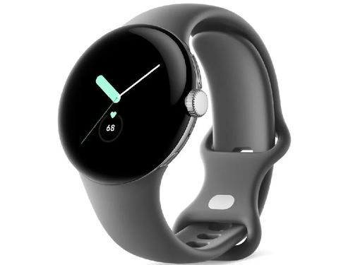 Смарт-часы Google Pixel Watch, (Bluetooth/Wi-Fi), Polished Silver/Charcoal