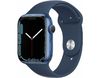 Умные часы Apple Watch Series 7, 45 мм, регулируемый, GPS, Aluminium Case, синий омут