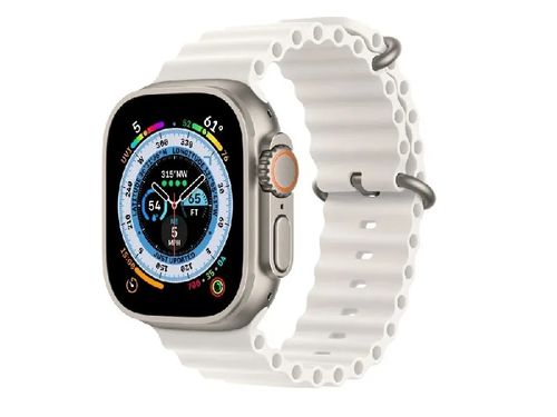 Умные часы Apple Watch Ultra 49 мм Titanium Case Cellular, титановый/белый Ocean Band