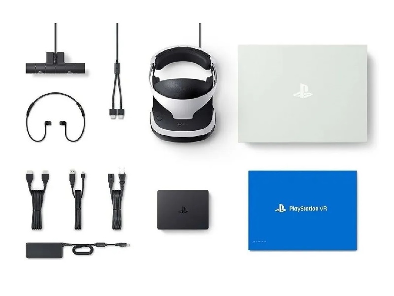 Система VR Sony PlayStation VR CUH-ZVR2, 1920x1080, 120 Гц, черно-белый