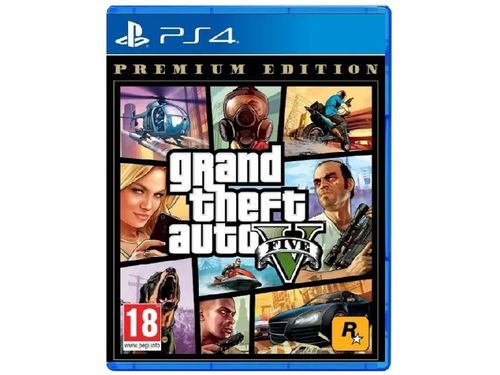 Видеоигра Grand Theft Auto V (GTA 5) Premium Edition (PS4, Русские субтитры)
