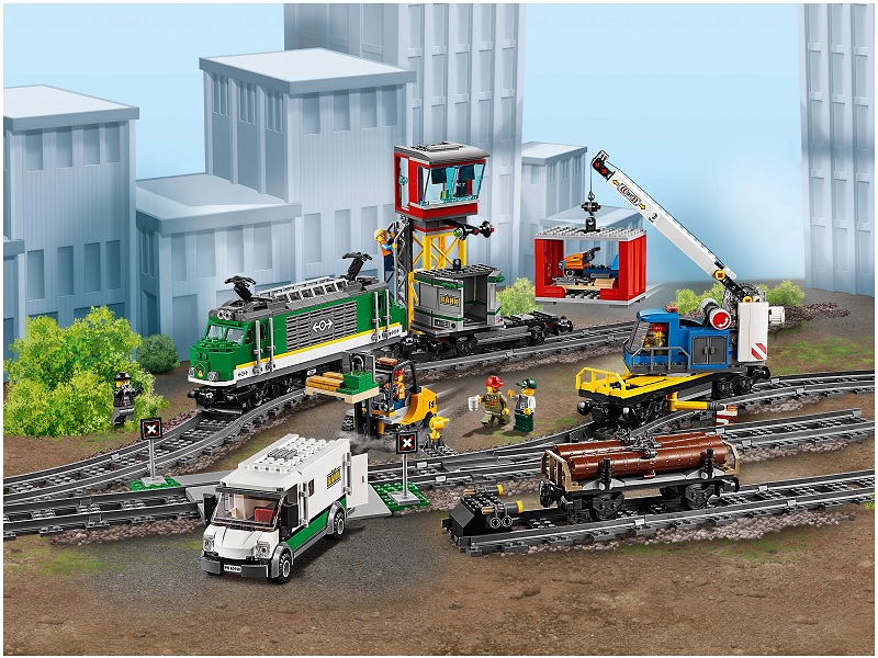 Конструктор LEGO City Trains 60198 Товарный поезд