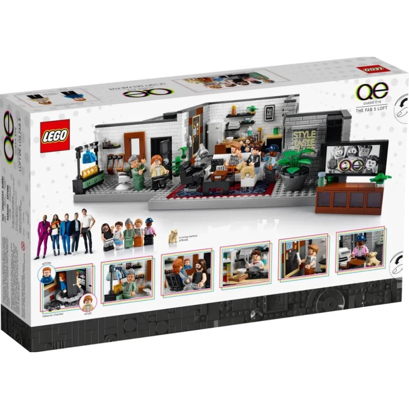 Конструктор LEGO Icons Queer Eye 10291 - Спасательный отряд из пяти человек