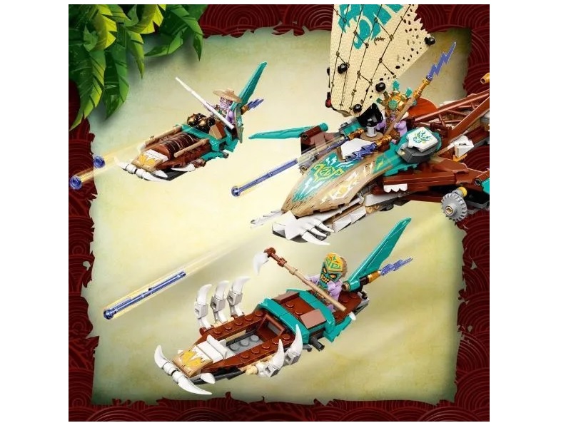 Конструктор LEGO Ninjago 71748 Морская битва на катамаране, 780 дет.