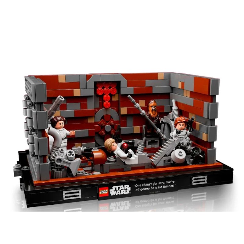 Конструктор LEGO Star Wars 75339 - Диорама Уплотнитель мусора на Звезде Смерти