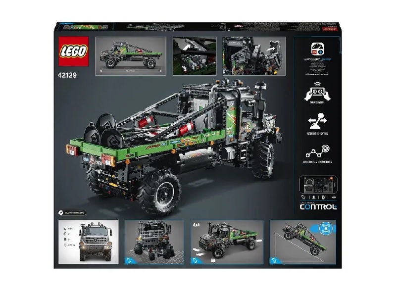 Конструктор LEGO Technic Полноприводный грузовик-внедорожник Mercedes-Benz Zetros, 42129