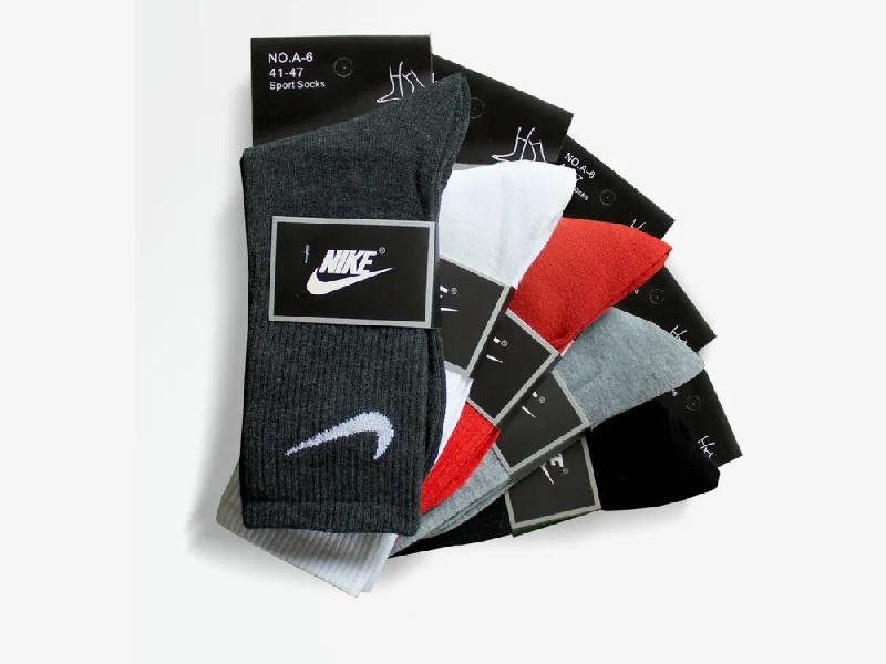Комплект носков мужских Nike, 5 шт, NO-A6, Red