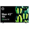 43" Телевизор 4K UHD Sber SDX-43U4124, Black