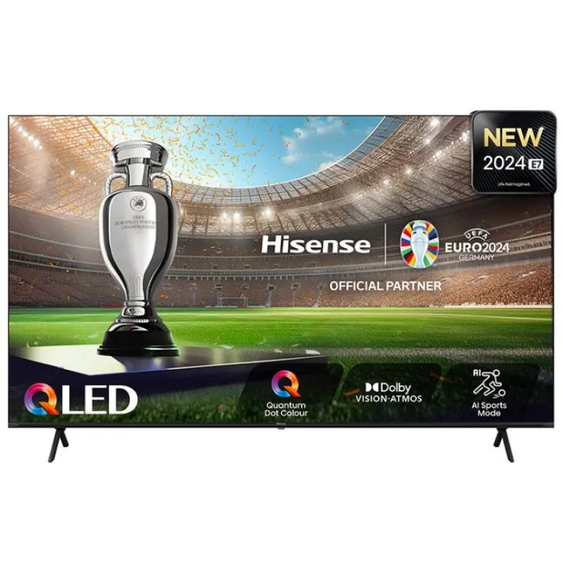 65" Телевизор QLED Hisense 65E7NQ, Black