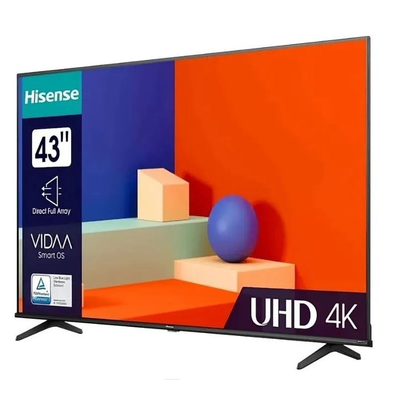 Телевизор Hisense 43A6K 43" 4K UHD, черный