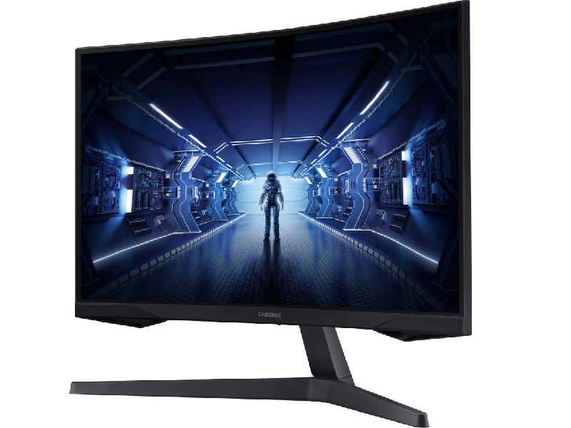 27" Монитор Samsung Odyssey G5 C27G55TQWI, 2560x1440, 144 Гц, *VA, черный