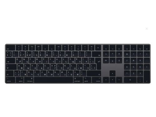 Клавиатура Apple Magic Keyboard with Numeric Keypad, Space Gray