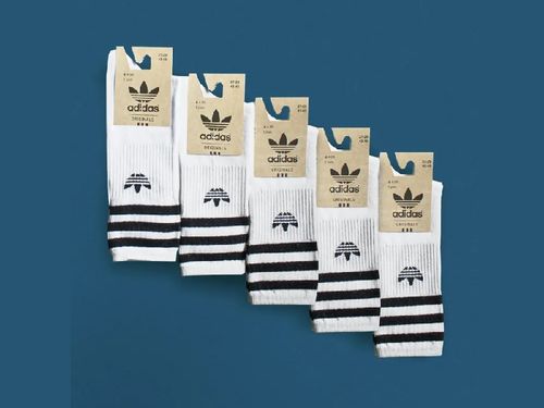 Комплект спортивных носков Adidas, 5 шт, Черный