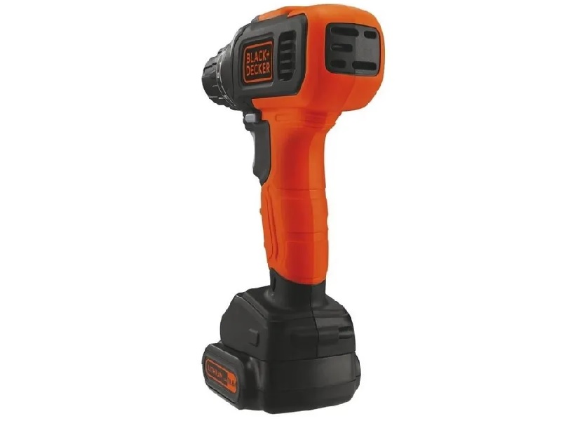 Аккумуляторная дрель-шуруповерт Black+Decker BCD7122CK (10.8В, 26Нм, 2х1.5Ач) + Кейс