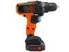 Аккумуляторная дрель-шуруповерт Black+Decker BCD7122CK (10.8В, 26Нм, 2х1.5Ач) + Кейс