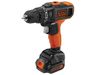 Аккумуляторная дрель-шуруповерт Black+Decker BCD7122CK (10.8В, 26Нм, 2х1.5Ач) + Кейс