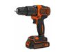 Аккумуляторная дрель-шуруповерт ударная Black+Decker BDCHD18S32-QW (40Нм, 18В, 1х1.5Ач, з/у) Оснастка 32 шт., Сумка