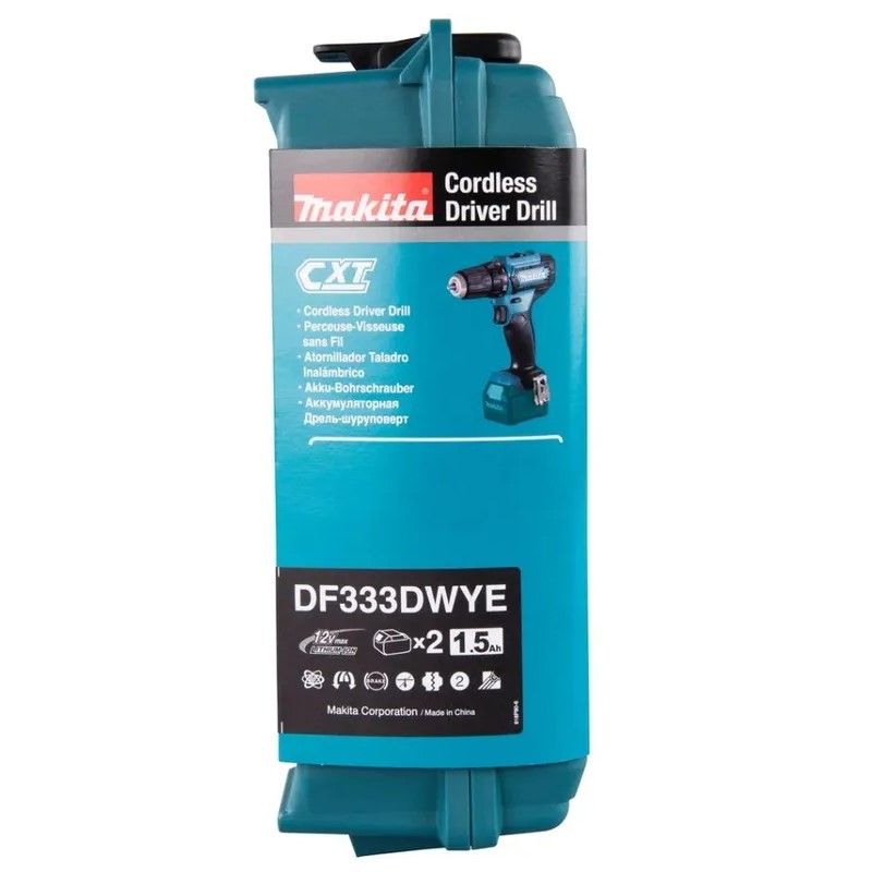 Аккумуляторная дрель-шуруповерт Makita DF333DWYE, 12В