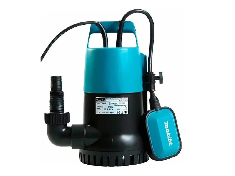 Дренажный насос для чистой воды Makita PF0300 (300 Вт,7 м, 140 л/мин)